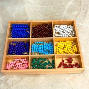 Montessori checker board beads